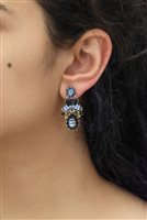 Earrings Ayala Bar Woman Indigo Summits in Metal Alloy Cristallo C2290 - C2290